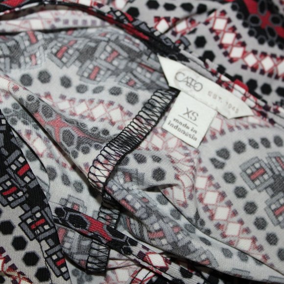 Cato Multicolor Long Sleeve Blouse - Picture 6 of 6